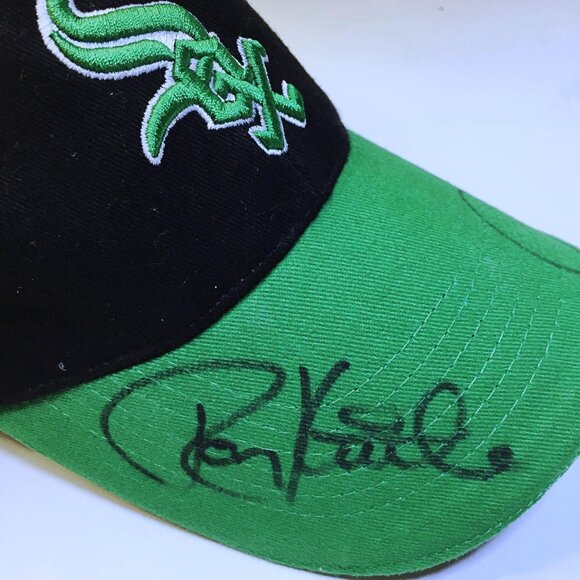 Miller Lite Chicago White Sox 2 Autographs Ron Kittle Snapback Hat By Kick 10 Pr - Picture 2 of 6